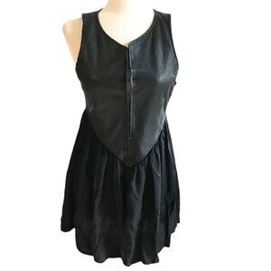 NWT rare one teaspoon leather corset dress